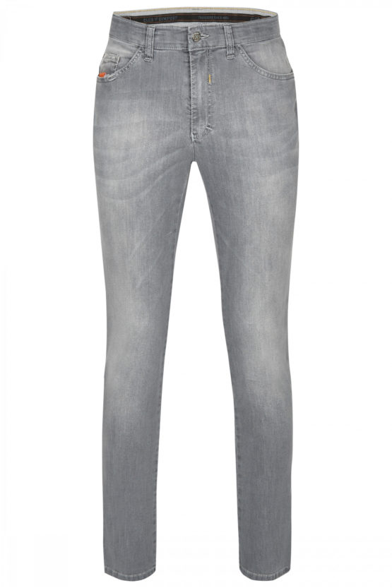 Lichtgrijze jeans, grijze spijkerbroek