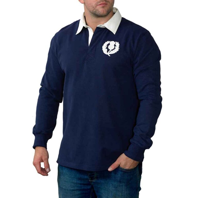 VINTAGE SCOTLAND RUGBY SHIRT Harris Tweed Shop