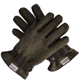Harris-tweed-handschoenen-Bruin-670