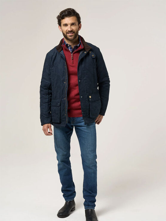 Alan Paine, Quilted Jacket Navy - Afbeelding 5