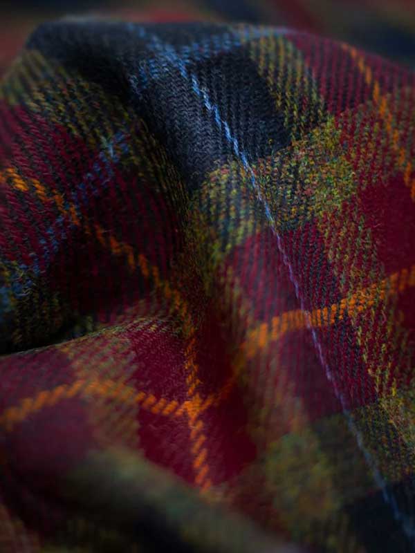 Harris Tweed Vestje "Wales" Met Revers In Check Of Island - Afbeelding 4