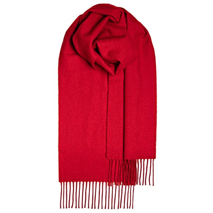 Lamswollen_Shawl__Red