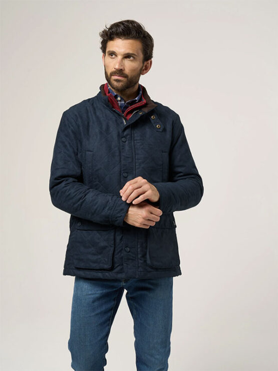 Alan Paine, Quilted Jacket Navy - Afbeelding 4