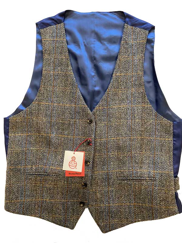 DF Harris Tweed Waistcoat 631 Harris Tweed Shop
