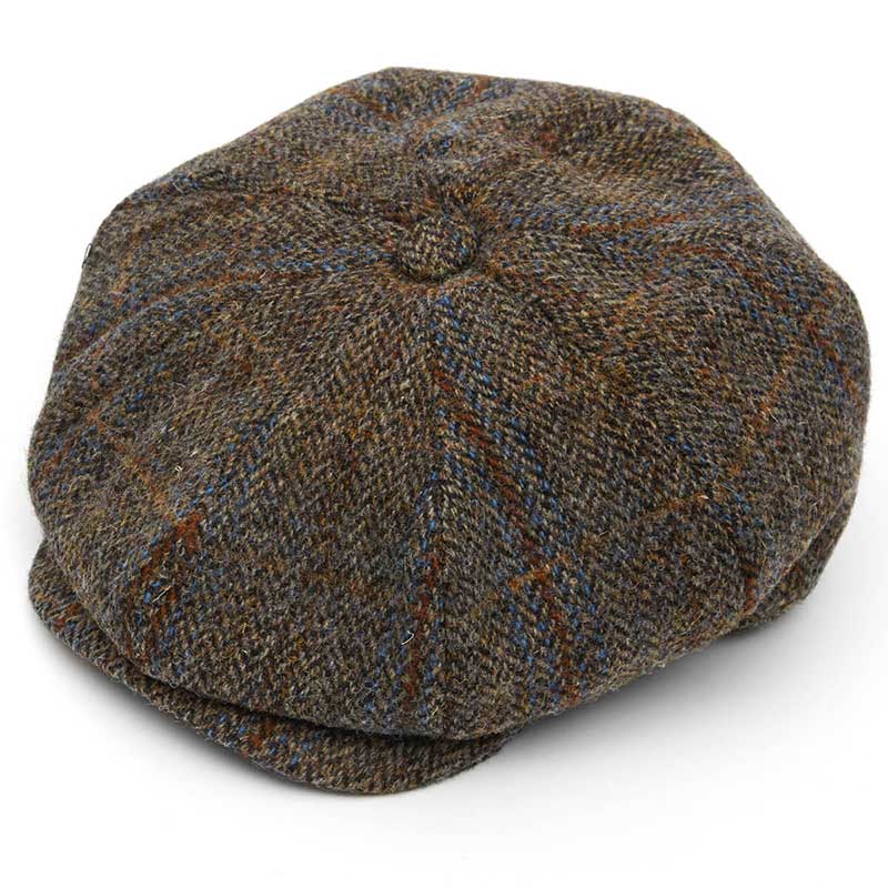 Harris_Tweed_8_Piece_Baker_Boy_Flat_Cap_