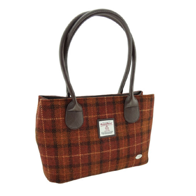 Harris_Tweed__Cassley__Classic_Handbag_in_Rust_with_Orange_Overcheck
