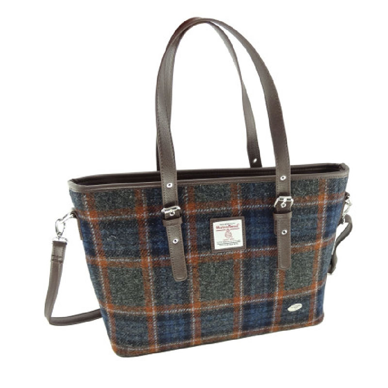 Harris_Tweed__Spey__Tote_Bag_in_Grey_with_Rust_Overcheck