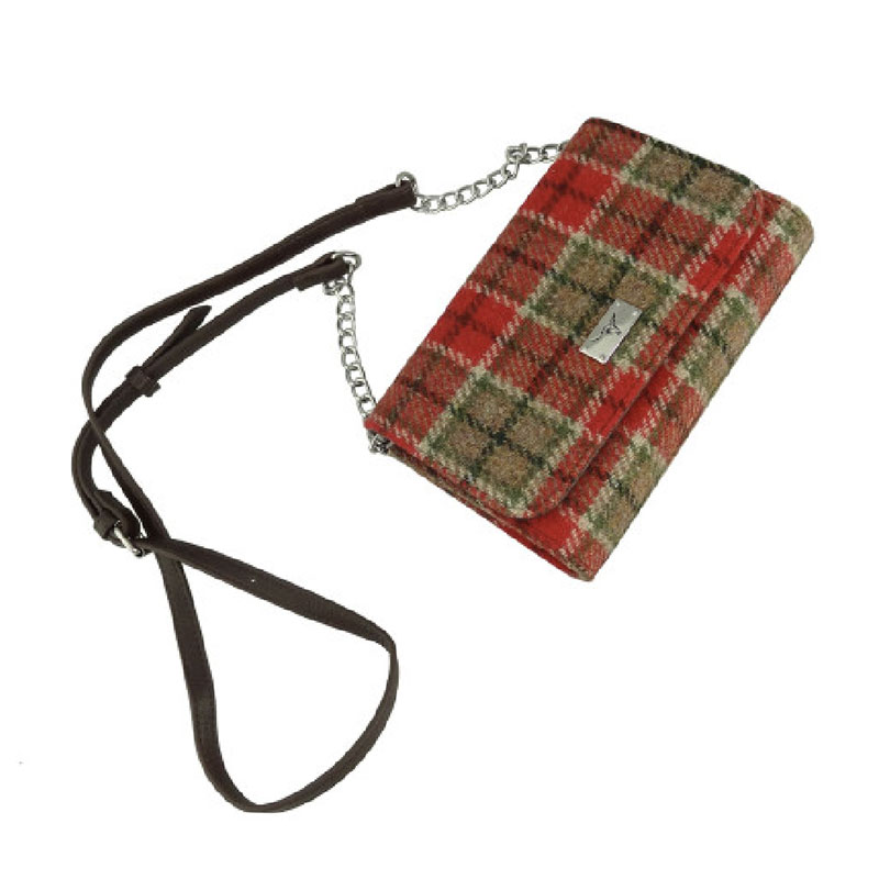 Harris_Tweed__Strathy__Wallet_Shoulder_Bag_in_Red___Green_Tartan