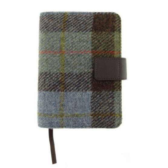 Harris Tweed 'Lomond' Address Book in MacLeod Tartan