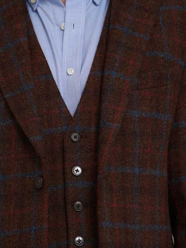 Harris Tweed Jacket "London" In Lord's Overcheck - Afbeelding 4