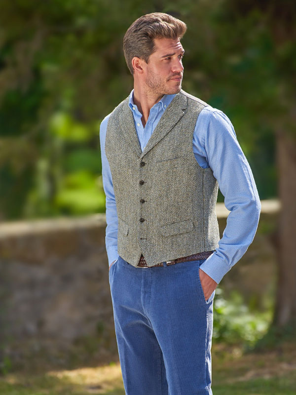 Harris_Tweed_Vestje_met_revers_634