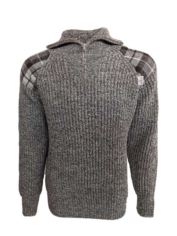 Zip_sweater_with_Harris_Tweed_patches_Natural_1