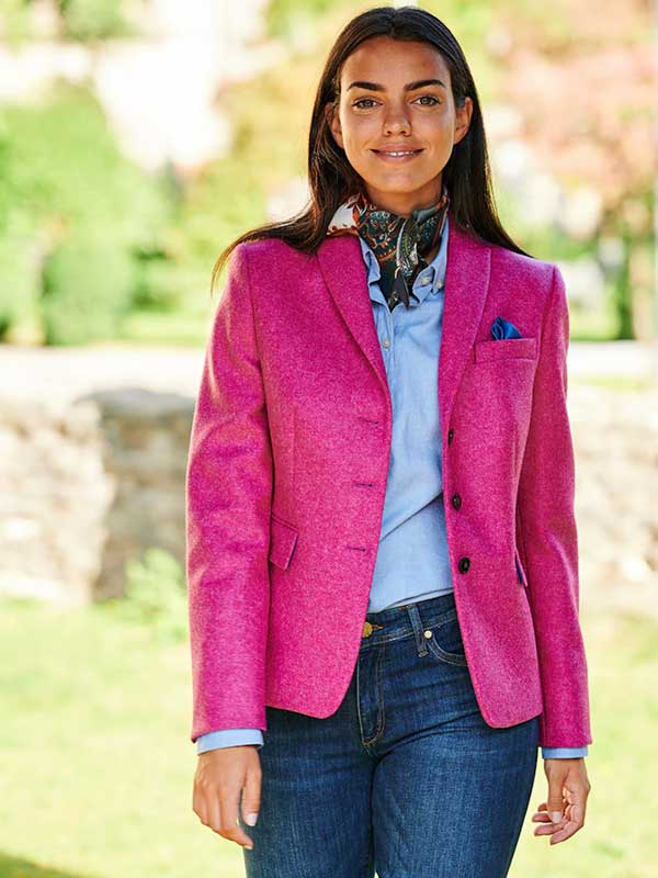 Harris_tweed_Dames_Blazer_LadiesClub_In_Pink