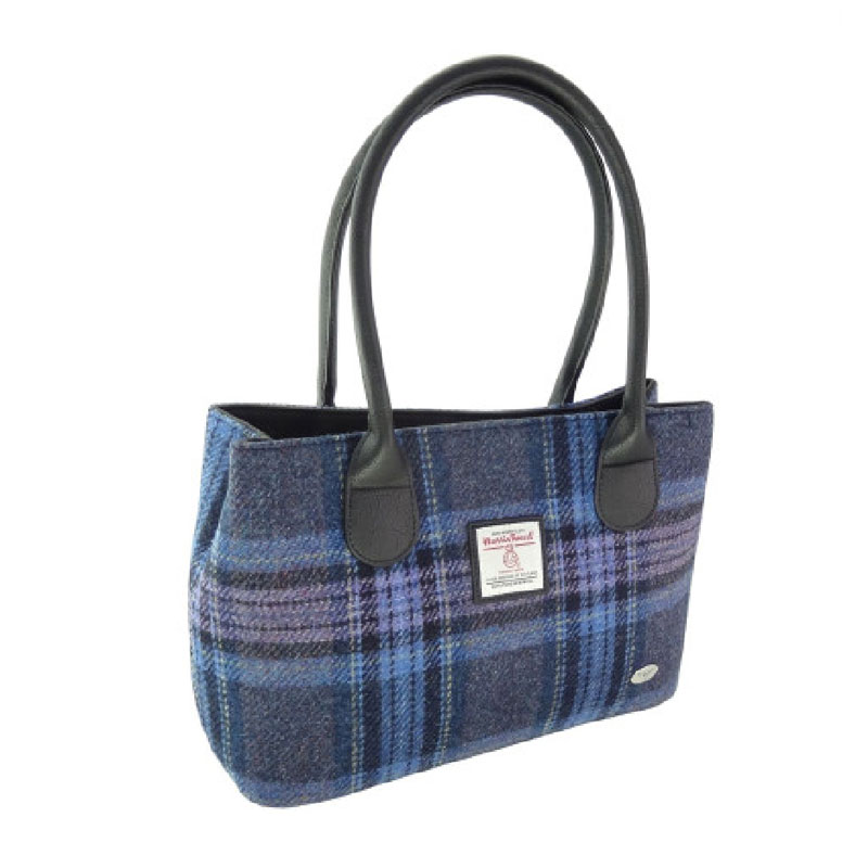 Harris_Tweed__Cassley__Classic_Handbag_in_Blue_and_Purple_Steward_Tartan