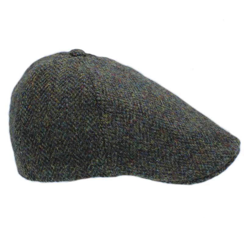 Harris_tweed_Duckbill_6_piece_Cap_Mallaig_Forest