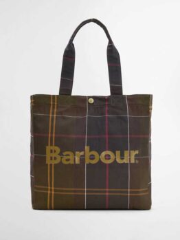 Barbour Barrhill Tartan Tote Bag Classic Tartan
