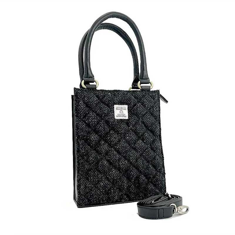 Harris_Tweed_Quilt_Mini_Tote_Bag_In_Charcoal