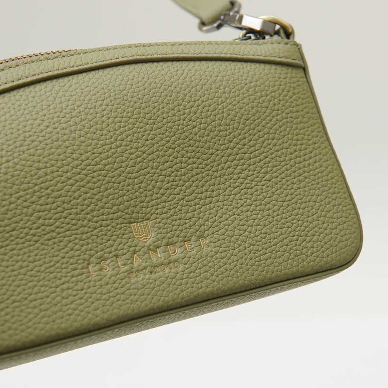 Harris Tweed Shoulder Bag, The Ailsa, Dark Green Herringbone - Afbeelding 3