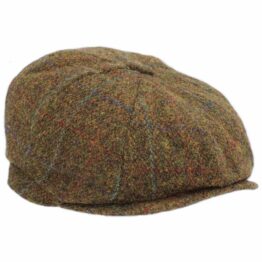Harris Tweed 8-Piece Cap Brodick in Rust