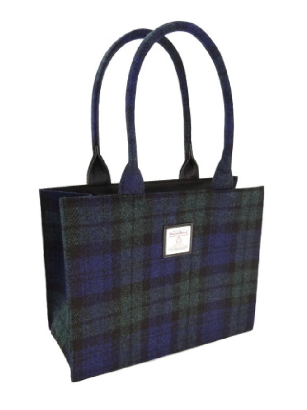 Full_Harris_Tweed__Glencoe__Large_Tote_in_Black_Watch