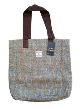 Harris Tweed Large Shopper Sand Herringbone