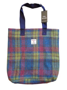 Harris Tweed Large Shopper In Multi Color