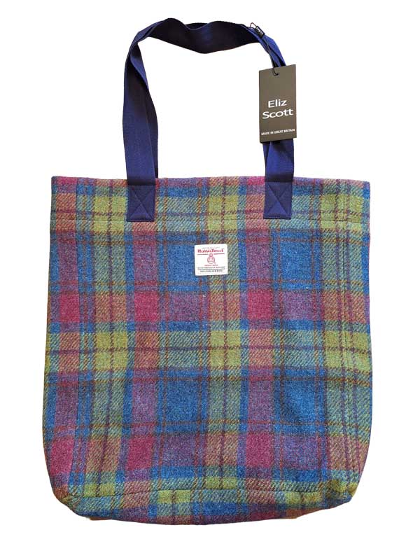Harris Tweed Large Shopper In Multi Color