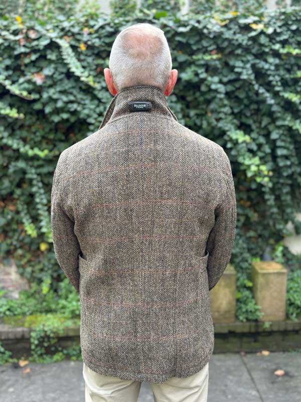 Harris Tweed jack "Stanford" In King Of Tweed - Afbeelding 4
