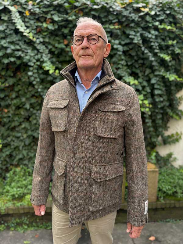 Harris Tweed jack "Stanford" In King Of Tweed - Afbeelding 2