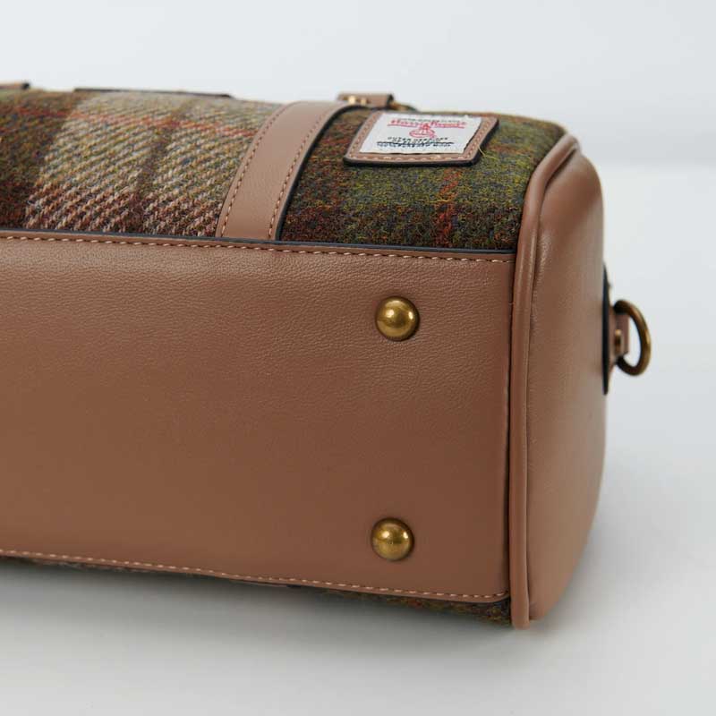 Harris Tweed Clutch, The Medium Duffel Bag, Islander, Chestnut Tartan - Afbeelding 3