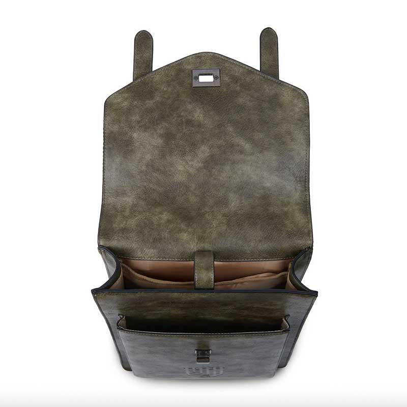 Harris Tweed Clutch, The Carloway Backpack, Islander, Chestnut Herringbone - Afbeelding 2