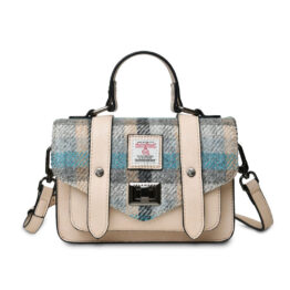 Harris Tweed Clutch, The Mini Satchel, Islander, Islander Tartan