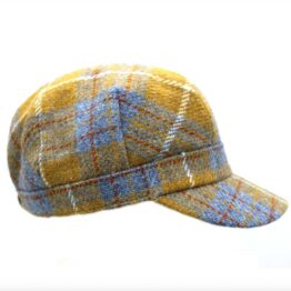 Harris Tweed Ladies Cadet Cap Rhona Lichen